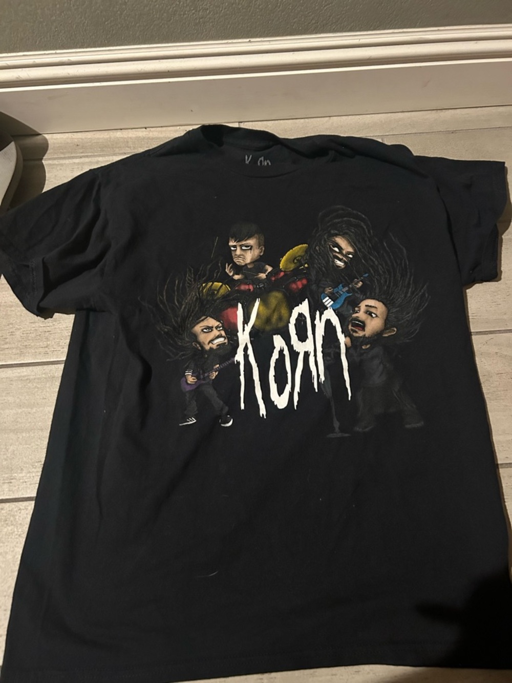 Korn tshirt size medium as is condition